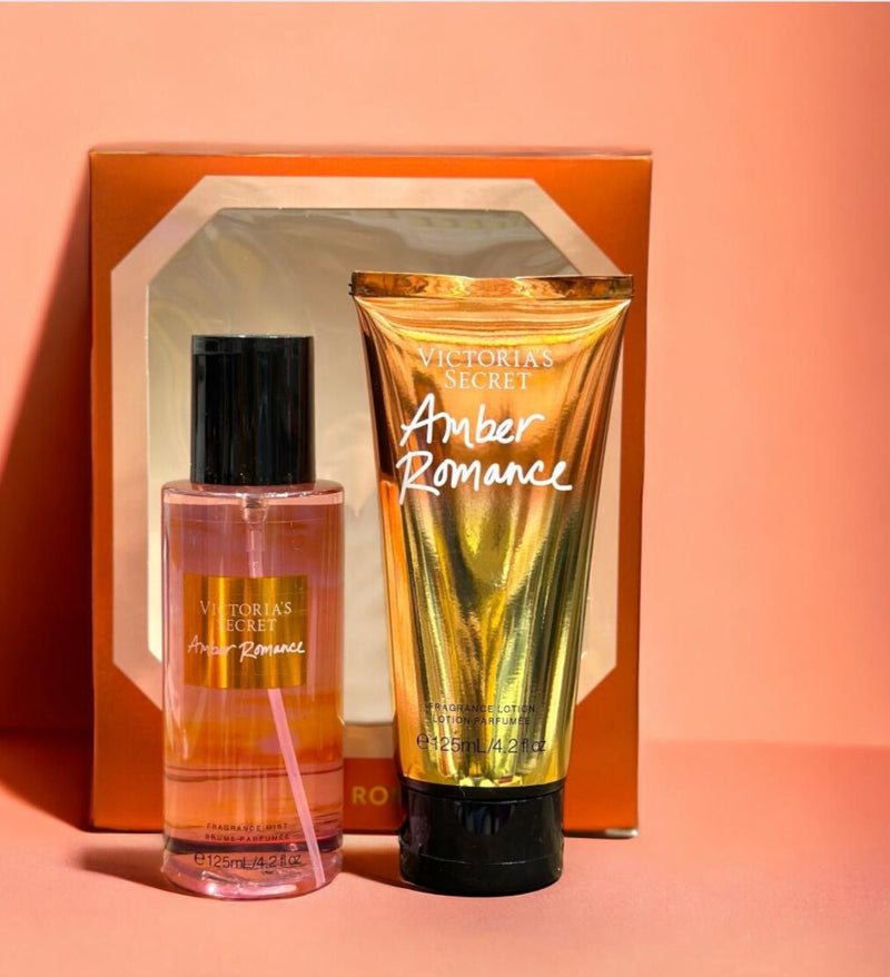 VICTORIA SECRET Amber Romance Body Lotion & Mist Set